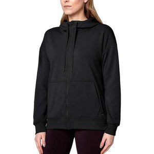 NWT Mondetta Women's Performance Full Zip Pocket Hoodie Black Size XS $80 1B249